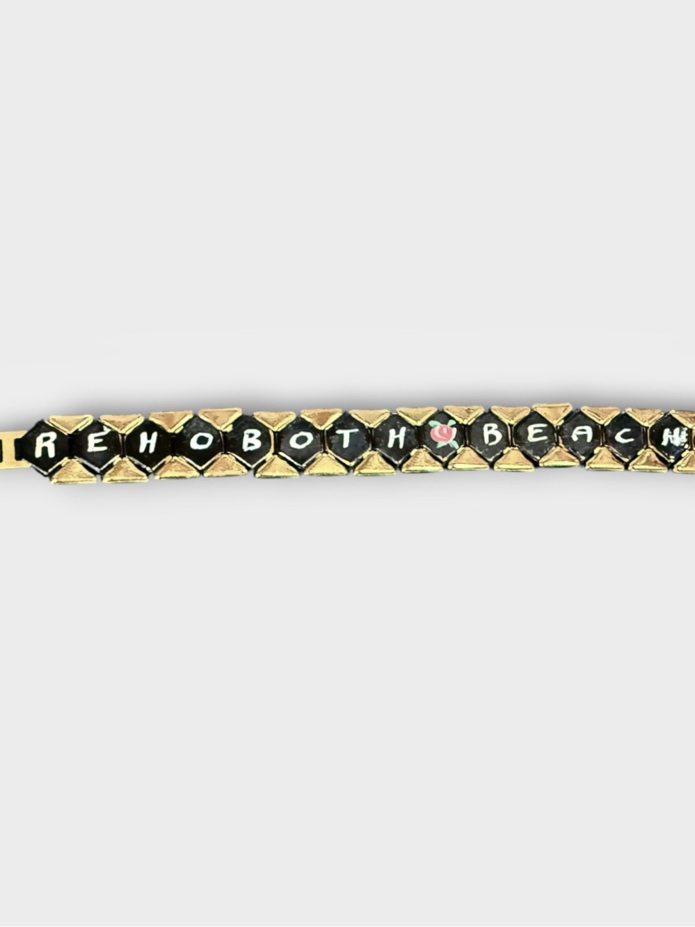 Vintage Rehoboth Tourist Souvenir Bracelet Costume Jewelry